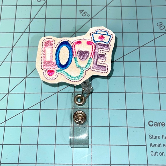 Nurse love medical badge reel - Picture 1 of 1